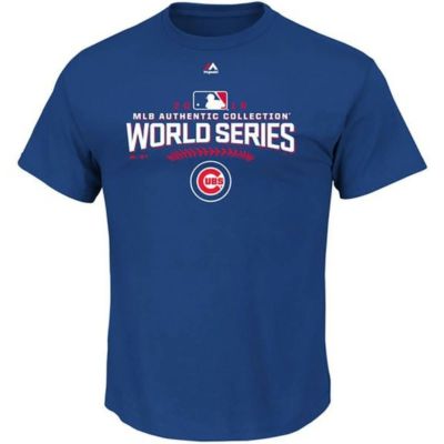 カブス Tシャツ MLB 2016 ワールドシリーズ進出記念 マジェスティック/Majestic ロイヤル 201014IK 