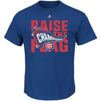 カブス Tシャツ MLB 2016 ア・リーグチャンピオン ロッカールーム マジェスティック/Majestic ロイヤル 201014IK 
