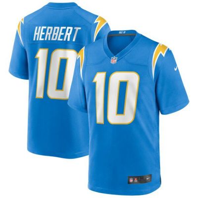 ジャスティン・ハーバート ユニフォーム/ジャージ NFL チャージャース 2020 NFL ドラフト1巡目指名 ナイキ/Nike パウダーブルー 23nplf