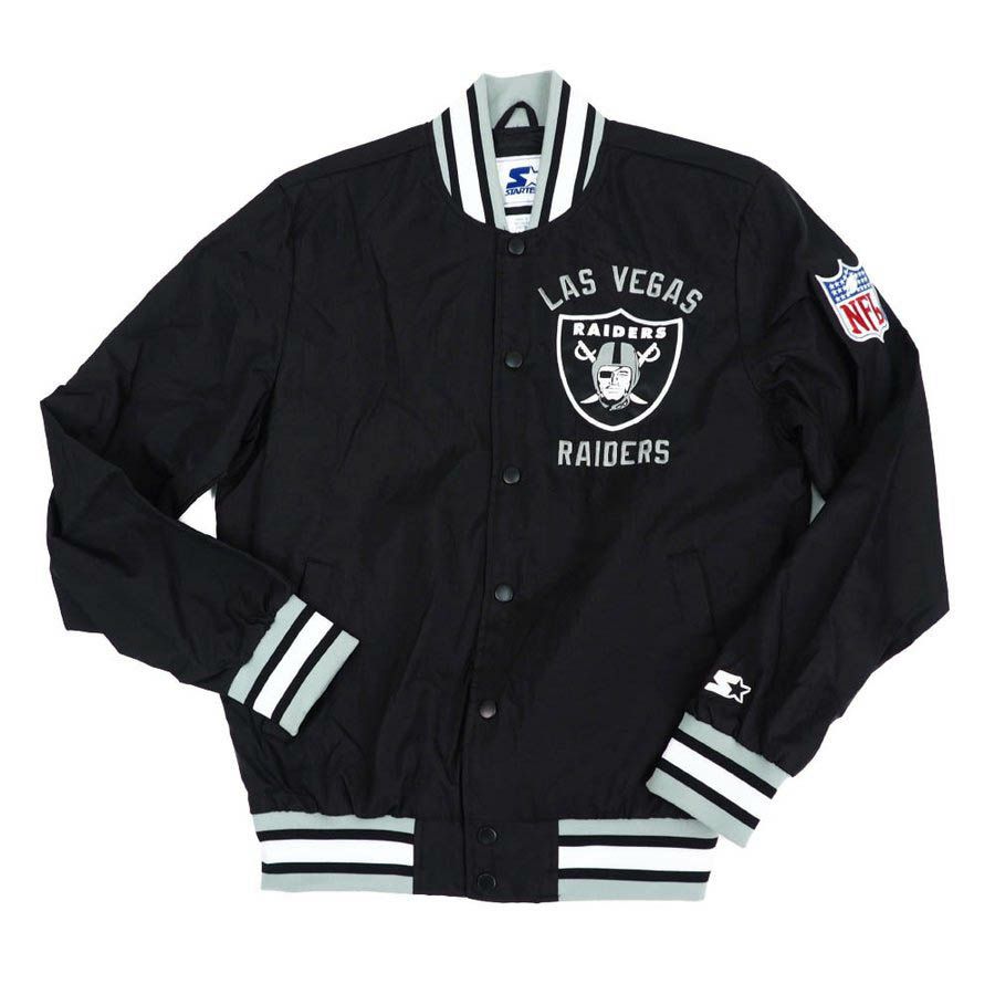 NFL スタジャン レイダース スターター Starter STARTER メンズ 長袖 