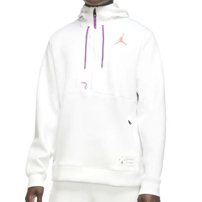 ジョーダン Jordan JORDAN パーカー メンズ 長袖 プルオーバー フーディー ホワイト/ビビッドパープル/インフラレッド23