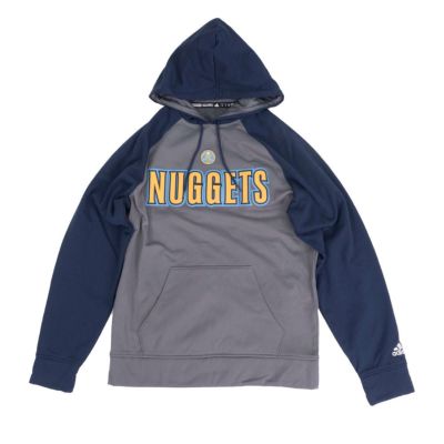 ナゲッツ パーカー フーディー NBA アディダス Adidas ネイビーメンズ 長袖 チーム