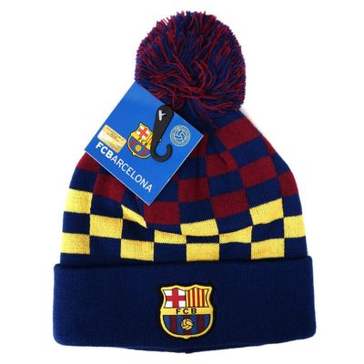 FC Barcelona FCバルセロナ ダブルニットキャップ(ネイビー
