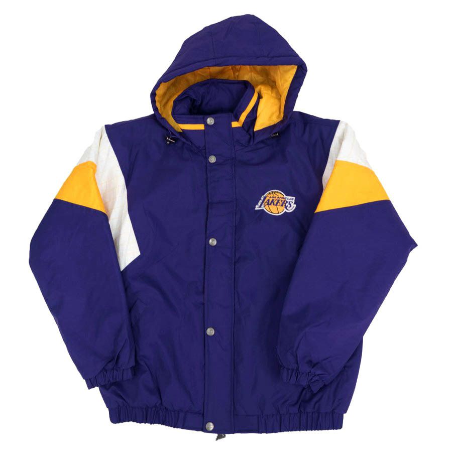レイカーズ スタジャン NBA G-III パープル フード付き メンズ 