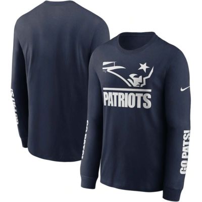 NFL Tシャツ tシャツ ロンT ロンt 長袖 メンズ ペイトリオッツ ナイキ Nike ネイビー