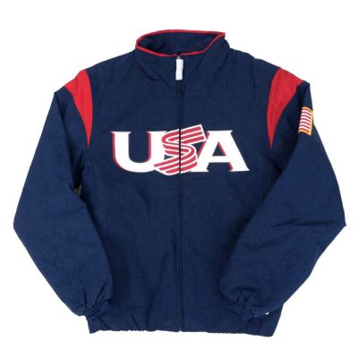 Wbc Usa 野球アメリカ代表 スタジャン マジェスティック Majestic ネイビー メンズ 長袖 選手着用仕様 セレクション Mlb Nba Nfl プロ野球グッズ専門店 公式オンラインストア