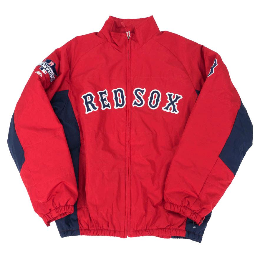 レッドソックス スタジャン MLB マジェスティック Majestic レッド 