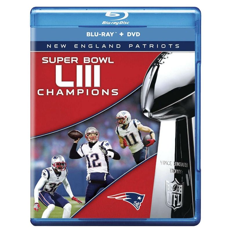 NFL グッズ ブルーレイ Blu-ray&DVDセット ペイトリオッツ 第53回