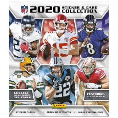 NFL グッズ ステッカー 2020-21 PANINI 10パックセット (ステッカー5枚