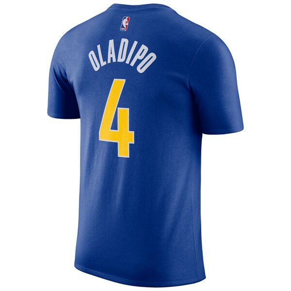 NBA2020/21シティーエディションアイテム
ビクター・オラディポ Tシャツ tシャツ メンズ 半袖 ナイキ Nike NBA ペイサーズ 2020/21 シティエディション ブルー