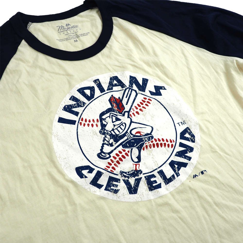 90´s MLB TEAM INDIANS インディアンス Tシャツ 古着 新作グッ