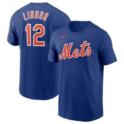 フランシスコ・リンドール フランシスコ・リンドーア Tシャツ tシャツ メンズ 半袖 メッツ ナイキ Nike ロイヤル MLB 21ns 21nrs