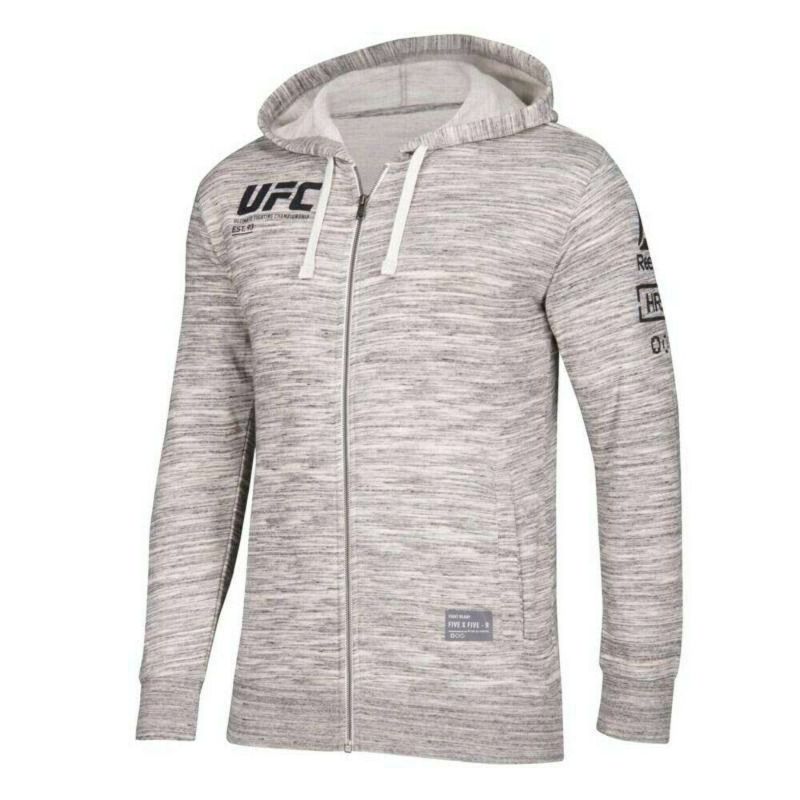 Ufc パーカー リーボック Reebok パーカー フーディー フルジップ グレー Ufan Full Zip Hoodie Gray Www Outlawsbbq Com