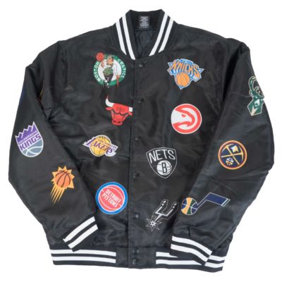 NBA G-III XXL サテン スタジャン シャンパンゴールド/ブルー NBA G-III - NBA | セレクション公式オンライン通販ストア