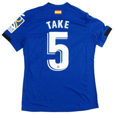 久保建英 ヘタフェ ユニフォーム ネーム 背番号ナンバー入り 20/21 JOMA ホーム ブルー メンズ 半袖 ジャージ ラ・リーガ
