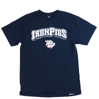 リーハイバレー・アイアンピッグス Tシャツ マイナーリーグ MiLB ネイビー メンズ 半袖 tシャツ