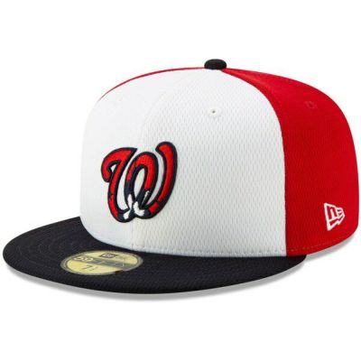 ナショナルズ キャップ ニューエラ New Era 59FIFTY Fitted Hat MLB 2021スプリングトレーニング レッド 21nrs