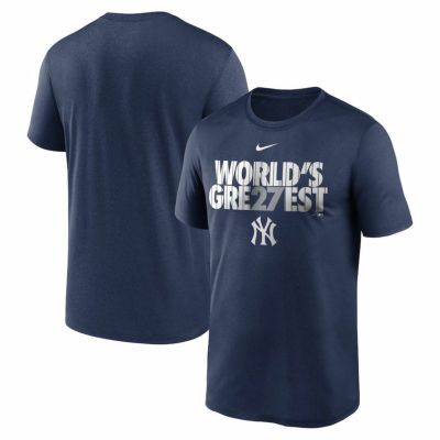 MLB ヤンキース Tシャツ ローカルフレーズ レジェンド 半袖 ナイキ Nike ネイビー N922-44B