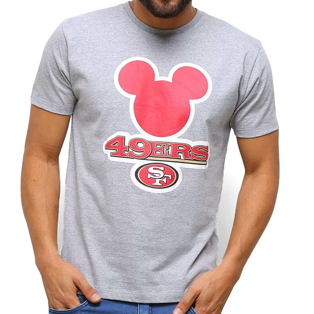 Nfl Tシャツ ミッキーマウス ディズニー 49ers ブラック メンズ 半袖 Tシャツ Disney Micky Simbol T Shirt セレクション Mlb Nba Nfl プロ野球グッズ専門店 公式オンラインストア