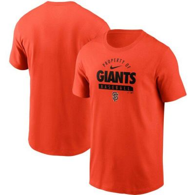 サンフランシスコ・ジャイアンツ Tシャツ ナイキ Nike オレンジ メンズ 半袖 MLB Primetime Property Of Practice T-Shirt 21nrs
