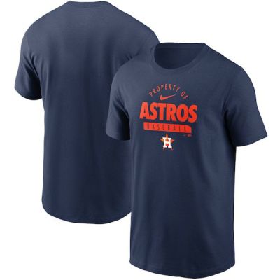 アストロズ Tシャツ ナイキ Nike ネイビー メンズ 半袖 tシャツ MLB Primetime Property Of Practice T-Shirt 21nrs