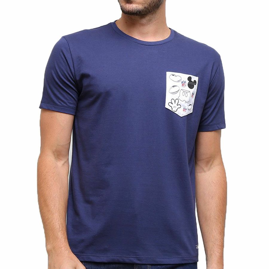 Nfl Tシャツ ディズニー Disney 半袖 メンズ ネイビー セレクション Mlb Nba Nfl プロ野球グッズ専門店 公式オンラインストア