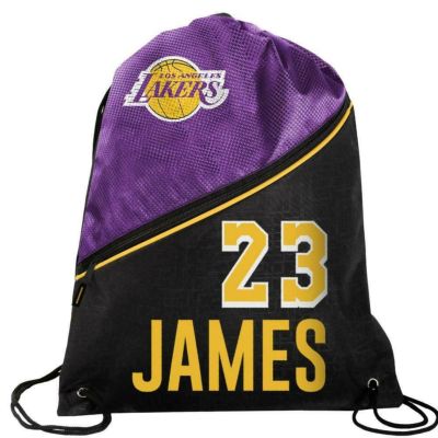 Lakers レイカーズ バッグプリント スタジャン XL james ワッペン