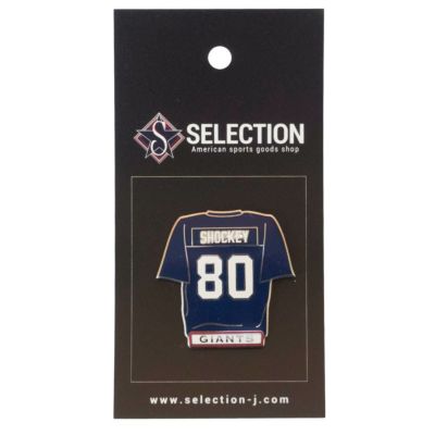NFL グッズ ピンバッジ ピンズ ジェレミー・ショッキー ジャイアンツ Player Jersey Pin ホーム