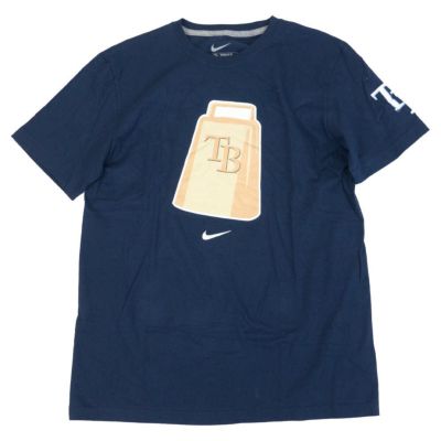 タンパベイ・レイズ Tシャツ MLB ナイキ Nike ネイビー メンズ 半袖 Local Team Logo T-Shirt