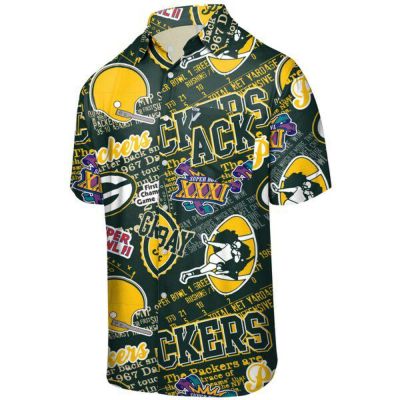 入手困難】NFLパッカーズビッグロゴ刺繍ベースボールシャツ一点