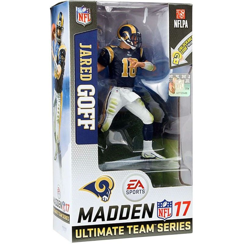 NFL フィギュア ジャリッド・ゴフ ラムズ McFarlane ネイビー EA