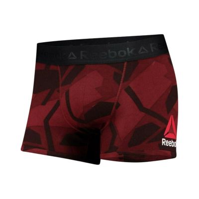 UFC ボクサーショーツ ボクサーブリーフ リーボック Reebok レッド メンズ ショートパンツ ショーツ Tri-Blend Fight Boxer Brief ii