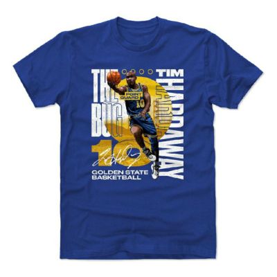 ティム・ハーダウェイ Tシャツ NBA ウォリアーズ Graphic T-Shirts 半袖 500Level ロイヤルブルー