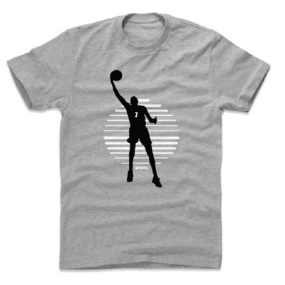 ケビン・デュラント Tシャツ NBA ブルックリン・ネッツ Silhouette Lines T-Shirts 半袖 500Level ヘザーグレー