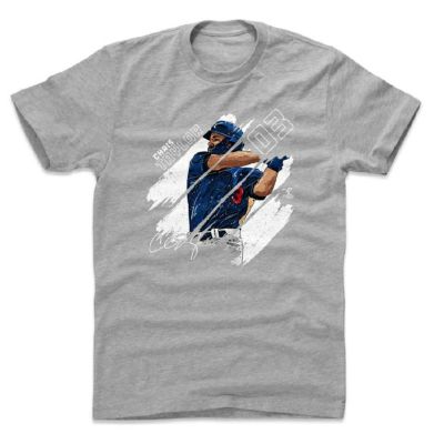 クリス・テイラー Tシャツ MLB ドジャース Stripes T-Shirt 500Level ヘザーグレー