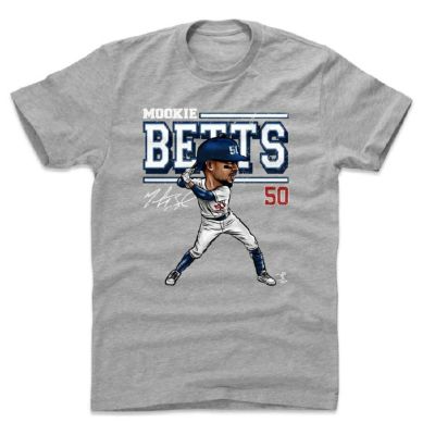 ムーキー・ベッツ Tシャツ MLB ドジャース Stripes T-Shirt 500Level 