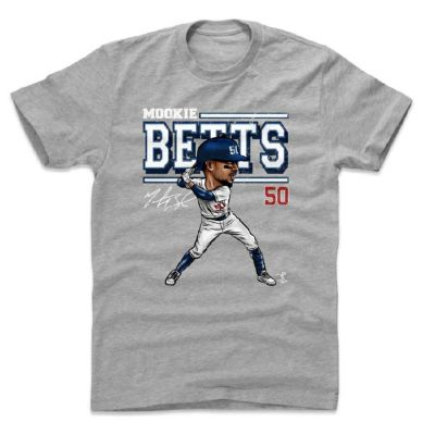 ムーキー・ベッツ Tシャツ MLB ドジャース Cartoon T-Shirt 500Level 