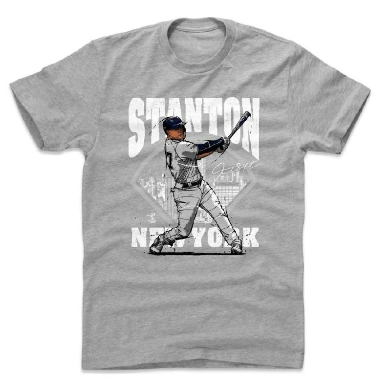サラッと着るだけでカッコイイ!MLB選手グラフィックTシャツ!
ジャンカルロ・スタントン Tシャツ MLB ヤンキース Field T-Shirt 500Level ヘザーグレー