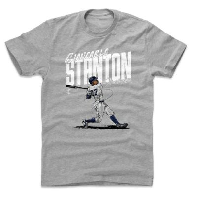 ジャンカルロ・スタントン Tシャツ MLB ヤンキース Chisel T-Shirt 500Level ヘザーグレー