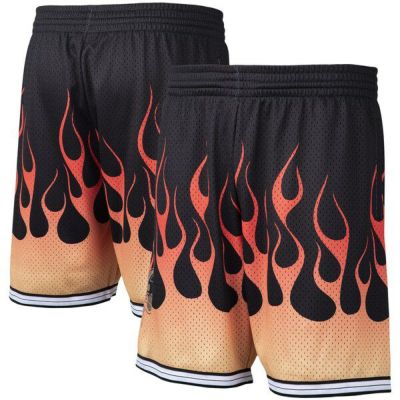 76ers ショーツ NBA 1997/98 Flames Swingman Shorts ハーフパンツ