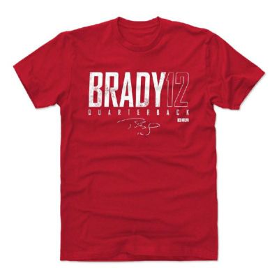 NFL Tシャツ トム・ブレイディ バッカニアーズ Tampa Bay Elite T-Shirts 500LEVEL レッド
