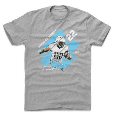 NFL Tシャツ デリック・ヘンリー タイタンズ Stripes L T-Shirts 500LEVEL ヘザーグレー