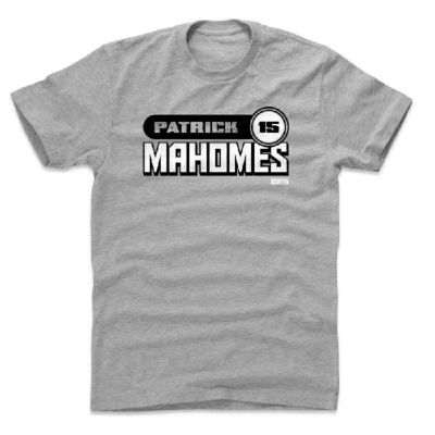 NFL Tシャツ パトリック・マホームズ チーフス Retro Font T-Shirts 500LEVEL ヘザーグレー