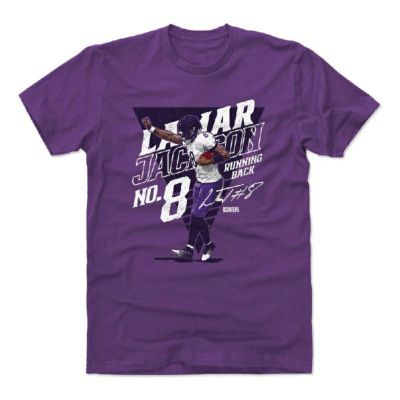 NFL Tシャツ ラマー・ジャクソン レイブンズ down Dance T-Shirts 500LEVEL パープル