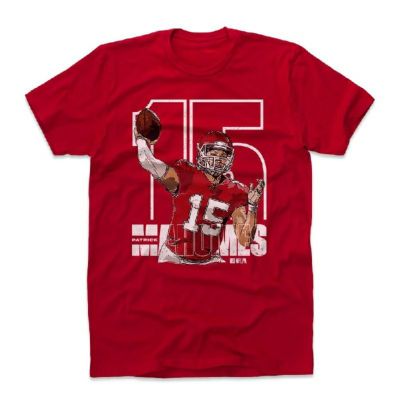 NFL Tシャツ パトリック・マホームズ チーフス Outline W T-Shirts 500LEVEL レッド