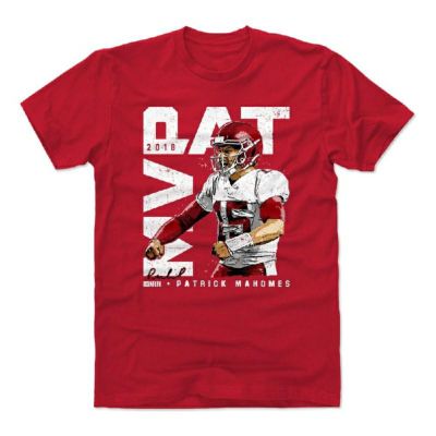 NFL Tシャツ パトリック・マホームズ チーフス 2018 MVP W T-Shirts 500LEVEL レッド