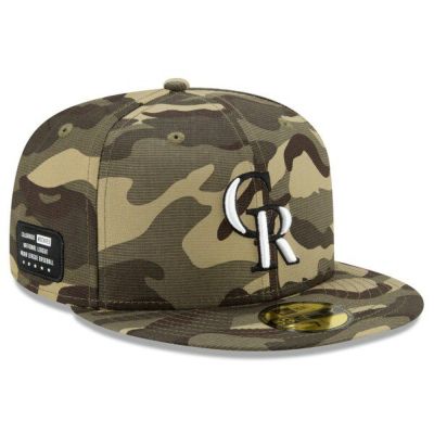 ロッキーズ キャップ MLB アームドフォースデー 2021 Armed Forces Day 選手着用 59FIFTY ニューエラ New Era