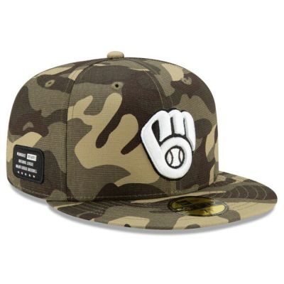 ブリュワーズ キャップ MLB アームドフォースデー 2021 Armed Forces Day 選手着用 59FIFTY ニューエラ New Era