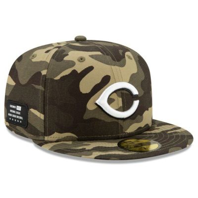シンシナティ・レッズ キャップ MLB アームドフォースデー 2021 Armed Forces Day 選手着用 59FIFTY ニューエラ New Era
