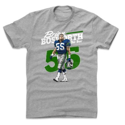 NFL シーホークス Tシャツ ブライアン・ボズワース Retro T-Shirt 500Level ヘザーグレー